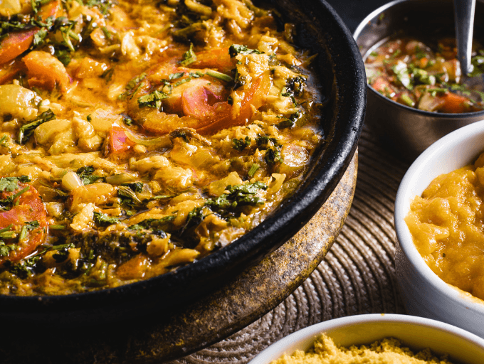 Moqueca de Peixe - prato típico baiano servido no Restaurante A Venda em Salvador-BA